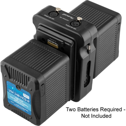 Genaray Adaptador Doble V-Mount para Powerhouse 330W LED con Correa