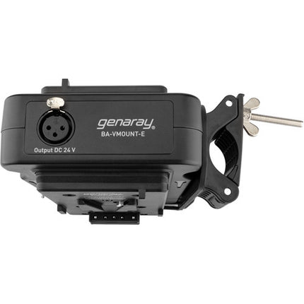 Genaray Dual V-Mount Adaptador Batería para Endeavor 150W LED con Correa y Cable XLR