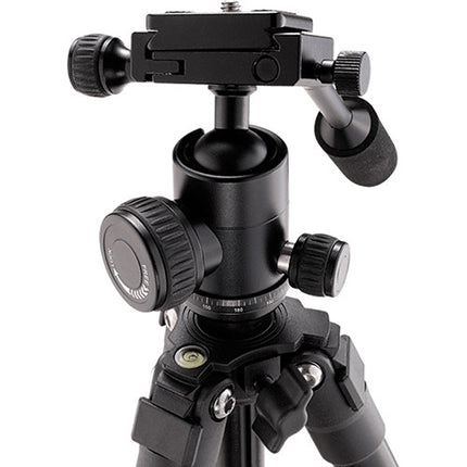 Nikon Tripode Compacto para Exterior Altura Max 126 cm Capacidad 2.5 kg Cabeza Esférica con Barra de Pan Pico de Liberación Rápida