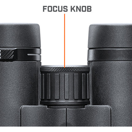 Bushnell 10x42 Engage X Prismáticos con cristal libre de plomo y lentes multirrevestidos en negro