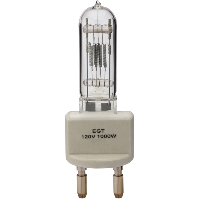 Impact EGT Lámpara Halógena 1000W 120VAC Base G22 para Fresnel