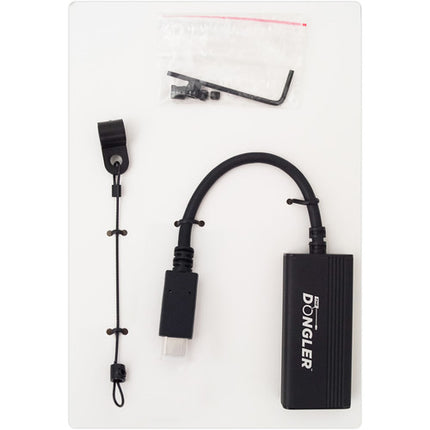 SimplyAV Adaptador USB Tipo-C Macho a HDMI Hembra para The Dongler con Herramienta Hexagonal y Tornillo de Repuesto