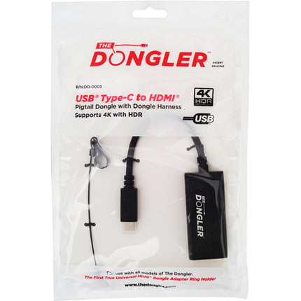 SimplyAV Adaptador USB Tipo-C Macho a HDMI Hembra para The Dongler con Herramienta Hexagonal y Tornillo de Repuesto
