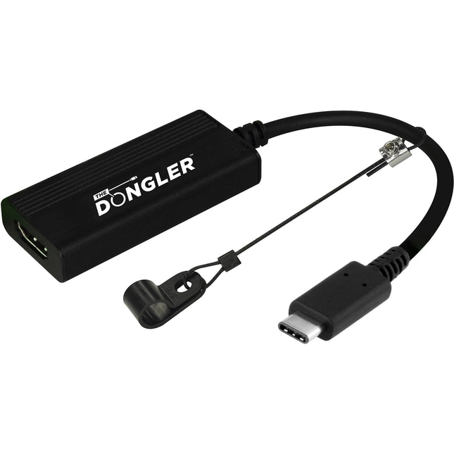 SimplyAV Adaptador USB Tipo-C Macho a HDMI Hembra para The Dongler con Herramienta Hexagonal y Tornillo de Repuesto