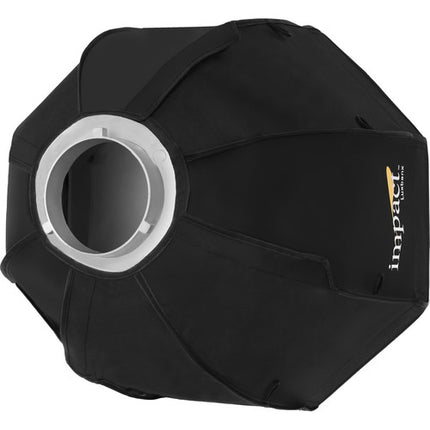 Impact Luxbanx Softbox Octogonal Extra Pequeño Profundidad 12 Pulgadas Diámetro 18 Pulgadas
