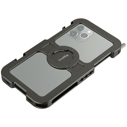 SmallRig Pro Mobile Cage para iPhone 11 Pro Max con Monturas Frías y Orificios 1/4"-20