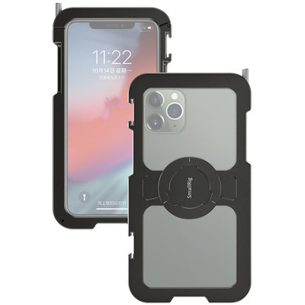 SmallRig Pro Mobile Cage para iPhone 11 Pro Max con Monturas Frías y Orificios 1/4"-20
