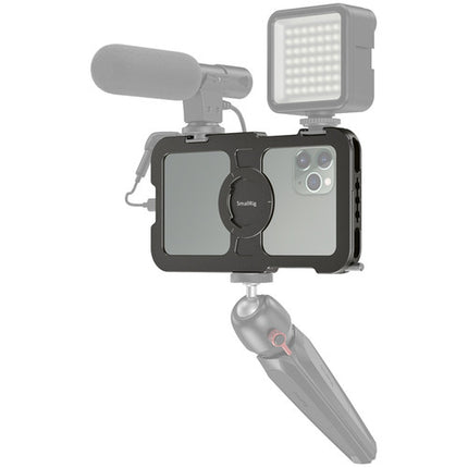 SmallRig Pro Mobile Cage para iPhone 11 Pro Max con Monturas Frías y Orificios 1/4"-20