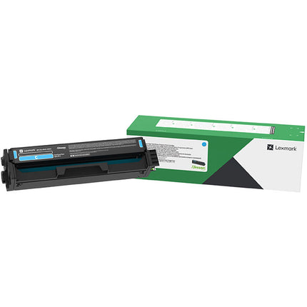 Lexmark C331HC0 Cartucho de Tóner Cyan Alta Capacidad 2500 Páginas para Impresoras Láser Color MC3326adwe y C3326dw
