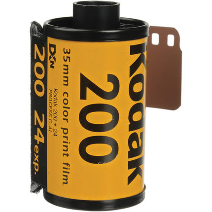 Kodak GOLD 200 Película Color Negativo 35mm ISO 200 24 Exposiciones 3 Unidades