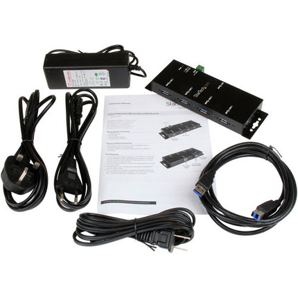 StarTech ST4300USBM Hub USB 3.1 Gen 1 4 Puertos Metal Montable 5 Gb/s