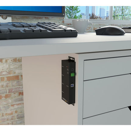 StarTech ST4300USBM Hub USB 3.1 Gen 1 4 Puertos Metal Montable 5 Gb/s