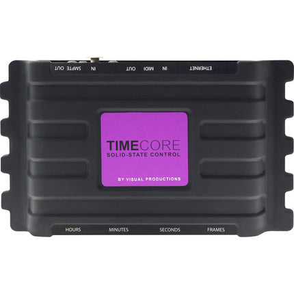 Visual Productions TimeCore Generador Convertidor y Display de Timecode con software y control por red