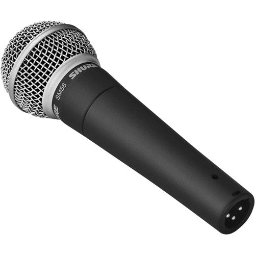Shure SM58-LC Micrófono Dinámico Cardioide para Voz con Clip y Funda