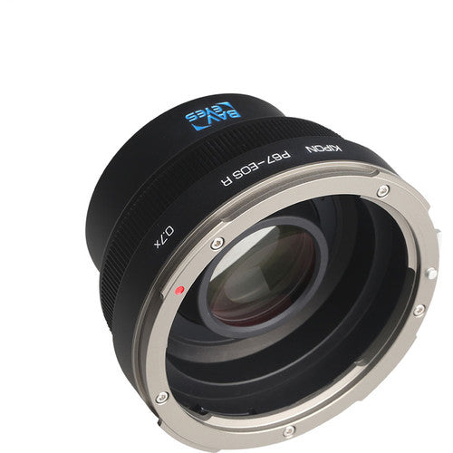KIPON Baveyes Adaptador de Montura 0.7x para Lente Pentax a Canon RF con Enfoque Infinito y Construcción de Aluminio