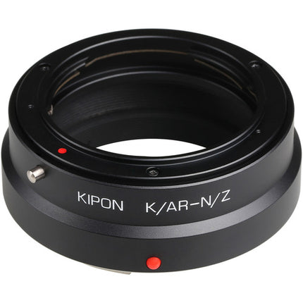 KIPON Konica AR Adaptador de Objetivo a Montura Nikon Z con Enfoque Infinito de Aluminio y Latón
