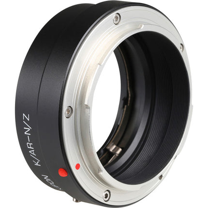 KIPON Konica AR Adaptador de Objetivo a Montura Nikon Z con Enfoque Infinito de Aluminio y Latón