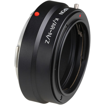 KIPON Konica AR Adaptador de Objetivo a Montura Nikon Z con Enfoque Infinito de Aluminio y Latón