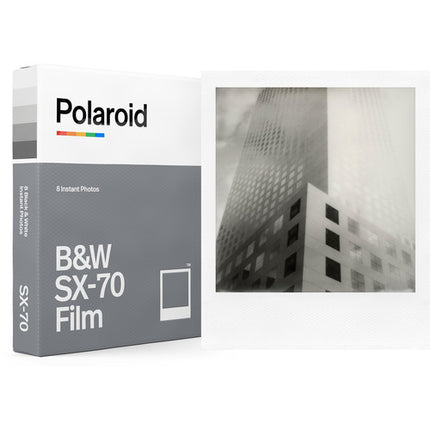 Polaroid Black & White SX-70 Película Instantánea 8 Exposiciones ISO 160 3.1x3.1"