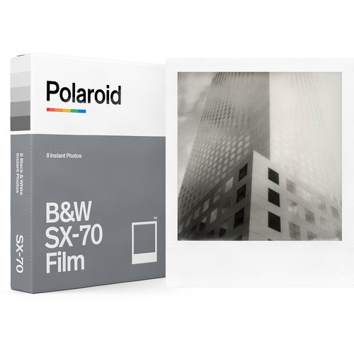 Polaroid Black & White SX-70 Película Instantánea 8 Exposiciones ISO 160 3.1x3.1"