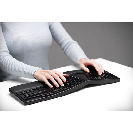 Kensington Pro Fit Ergo Teclado Inalámbrico Ergo 2.4 GHz Bluetooth