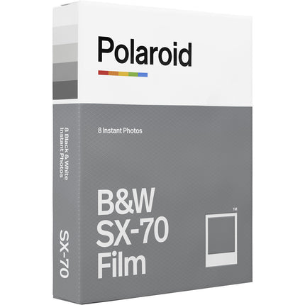 Polaroid Black & White SX-70 Película Instantánea 8 Exposiciones ISO 160 3.1x3.1"