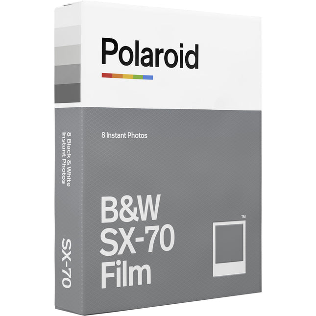 Polaroid Black & White SX-70 Película Instantánea 8 Exposiciones ISO 160 3.1x3.1"