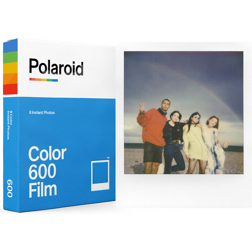 Polaroid Color 600 película instantánea 8 exposiciones marco blanco ISO 640