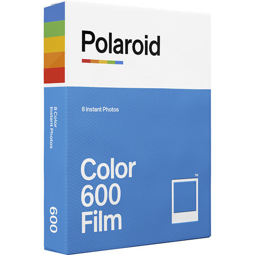 Polaroid Color 600 película instantánea 8 exposiciones marco blanco ISO 640