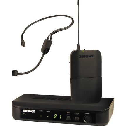 Shure BLX14 PGA31 Sistema Micrófono Inalámbrico Headset Cardioide 300ft Alcance 14h Batería