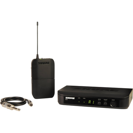 Shure BLX14 Sistema Inalámbrico Guitarra con Cable WA302 y 14 Horas Batería