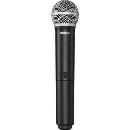 Shure BLX2/PG58 Micrófono Inalámbrico de Mano con Capsula PG58 y Control de Ganancia Ajustable