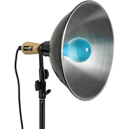 Impact Tungsten Kit de Tres Focos con Soportes 1500W Reflectores 12"