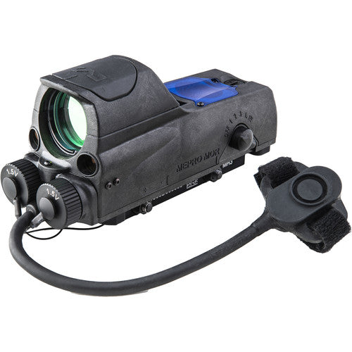 Meprolight 1x30 MOR Pro Visor Reflex con Láser Verde IR y Retículo Circle-Bull's-Eye
