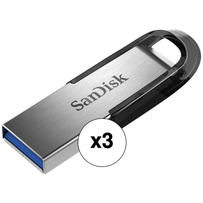 SanDisk 32GB Ultra Flair Memoria USB 3.0 150 MB/s 3-Pack