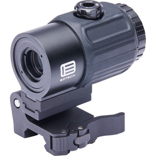 EOTech Micro 3x Magnificador con Montura QD Flip 2.6 Pulgadas de Alivio Ocular Negro
