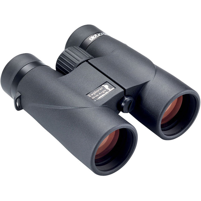 Opticron 10x42 Explorer WA ED-R Prismáticos con Lentes ED 65° visión amplia y estuche suave