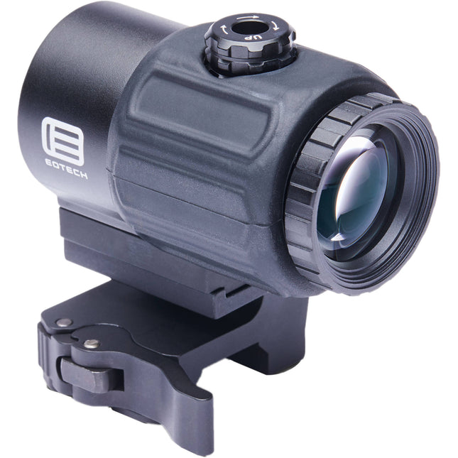 EOTech Micro 3x Magnificador con Montura QD Flip 2.6 Pulgadas de Alivio Ocular Negro