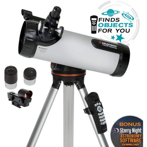 Celestron 114LCM Telescopio Reflector 114mm f/9 Montura Motorizada Alt-Az