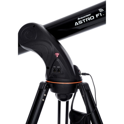 Celestron Astro Fi 90mm f/10 Telescopio Refractor 910mm Longitud Focal Montura Motorizada Alt-Az