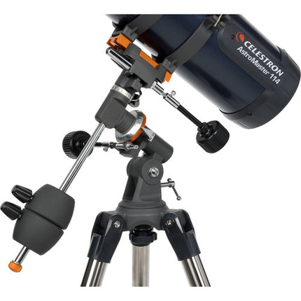 Celestron AstroMaster 114EQ Telescopio Reflector 114mm 1000mm focal  f/9 trípode ajustable