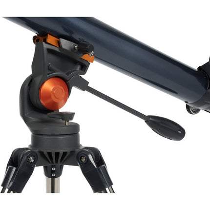 Celestron AstroMaster 70AZ telescopio refractor 70mm 900mm trípode acero filtro solar seguro