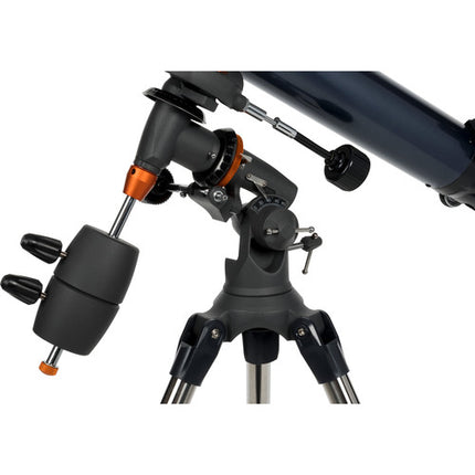 Celestron AstroMaster 90EQ Telescopio Refractor 90mm F11 1000mm Montura Ecuatorial Manual
