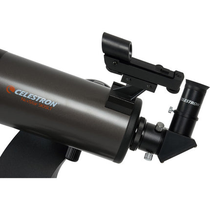 Celestron NexStar 90SLT Telescopio Maksutov-Cassegrain 90mm 1250mm f14 con Montura Motorizada y Trípode Acero Inoxidable