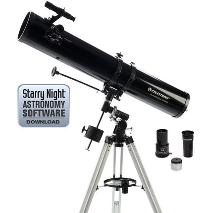 Celestron PowerSeeker 114EQ Telescopio Reflector 114mm f8 900mm Solsafe