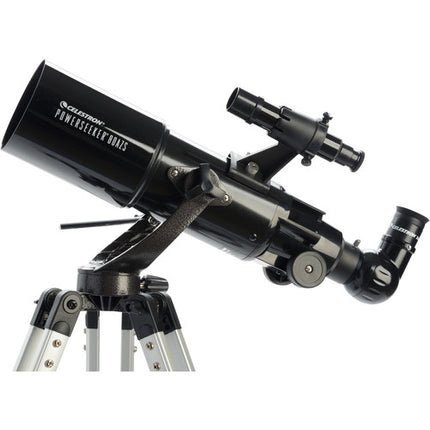 Celestron PowerSeeker 80AZ Telescopio Refractor 80mm f5 y Trípode de Aluminio