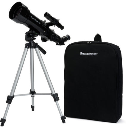 Celestron Travel Scope 70mm f/5.7 Telescopio Refractor Kit con Filtro Solar Seguro