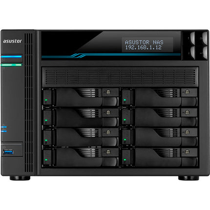 Asustor Lockerstor 8 NAS 8 Bahías 8GB RAM Quad-Core 2.1GHz 10GbE