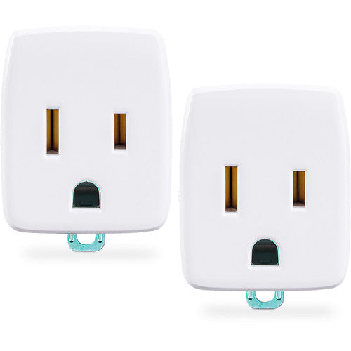 CyberPower GT1W2PK Adaptador Tierra Blanco 2 Pack con Soporte para Móvil