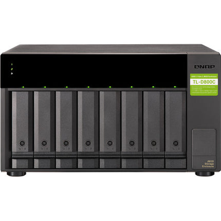 QNAP TL-D800C Caja JBOD SATA III 8 Bahías USB 3.2 Gen 2 Type-C